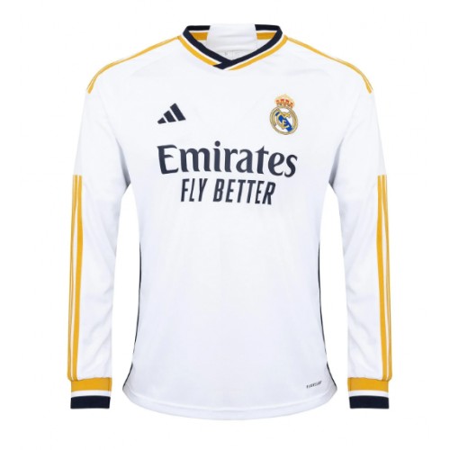 Pánský Fotbalový dres Real Madrid 2023-24 Domácí Dlouhý Rukáv